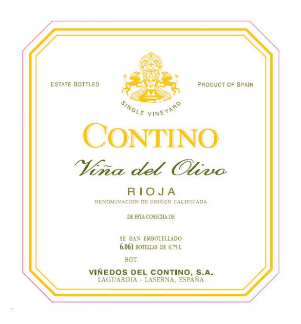 CONTINO Viña del Olivo 2011, Ausnahmewein mit 95 Punkten Guía Peñín,96 Punkte Guía Gourmets 